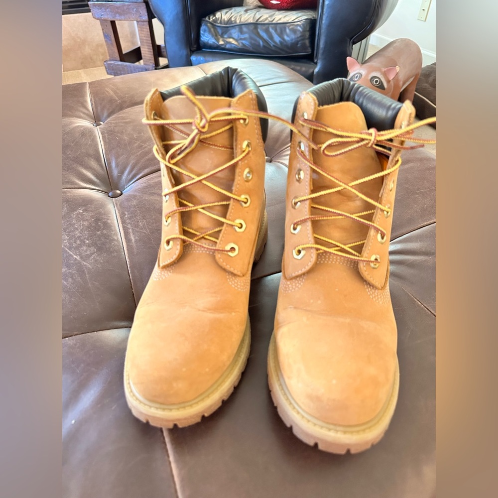 Timberland Work Boots 9M Tan